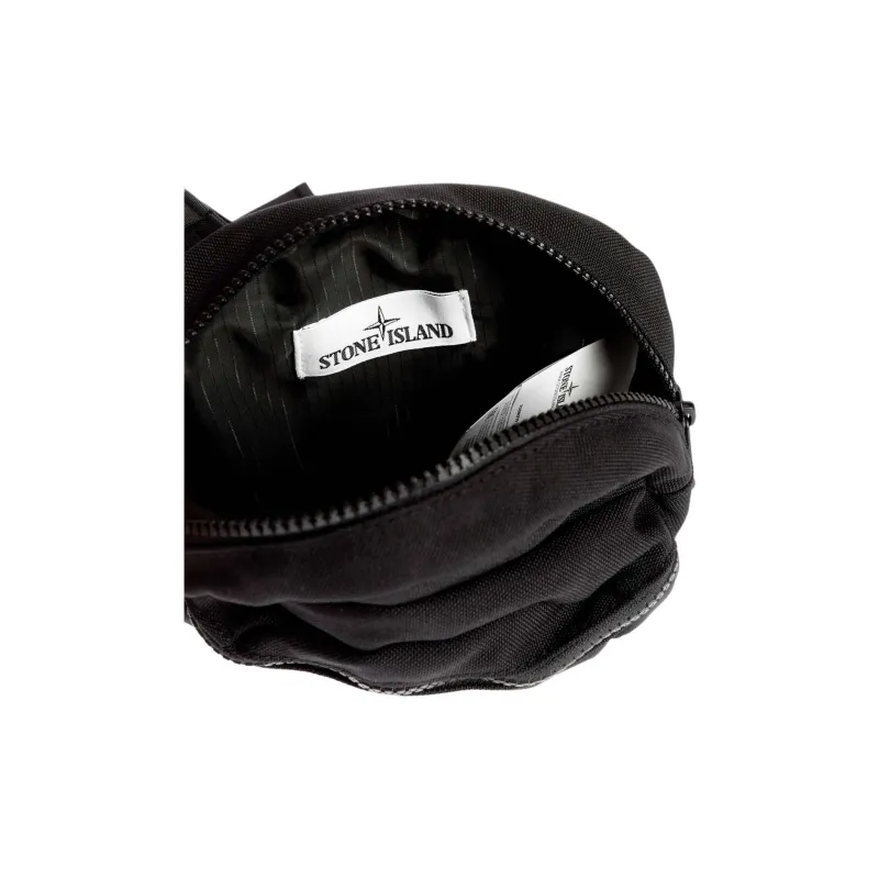 STONE ISLAND Nylon Sling Bag Men's Black-4
