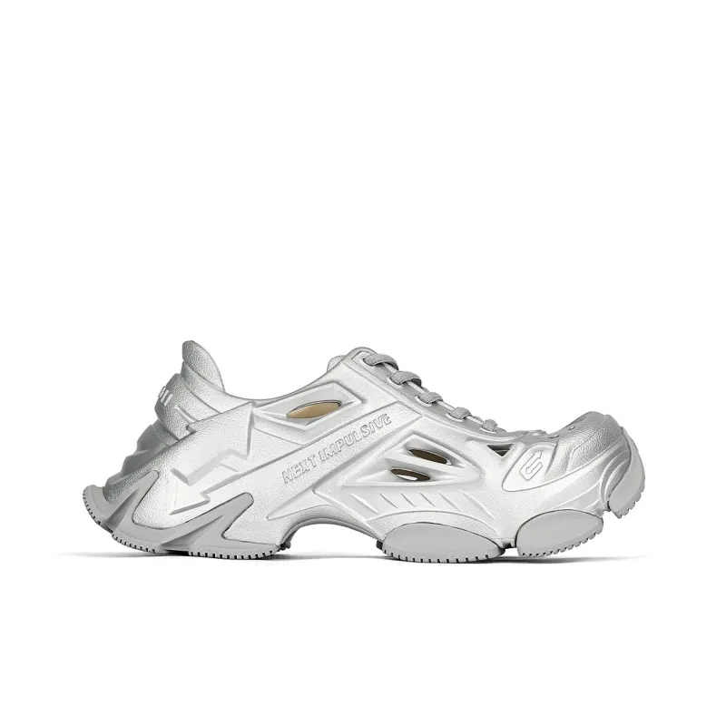 NEXT IMPULSIVE Chunky Sneakers Unisex Space Silver-1