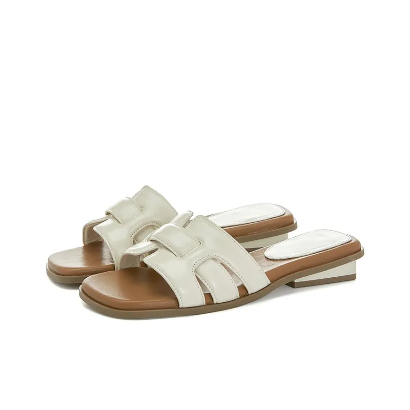 APRHE Slide Slippers Women's Black/Beige-6