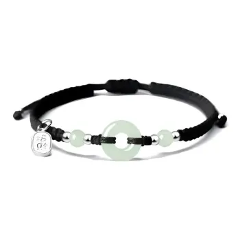 Asia Star Bracelets Pale Greenish White Jade Women's