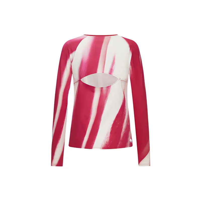 DESCENTE X MIKA NINAGAWA T-Shirts Women's RD-Red-1