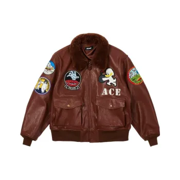 PALACE Leather Flight Jacket