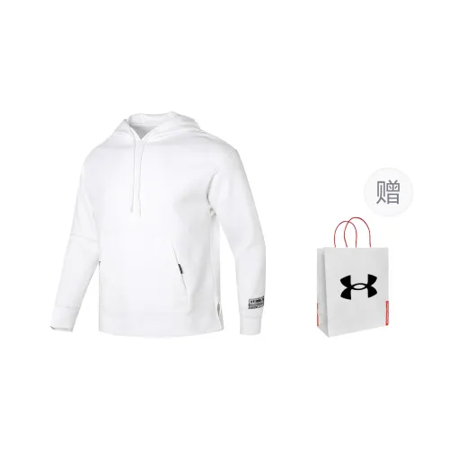Under Armour Sweatshirt Unisex White Shopping Bag Included