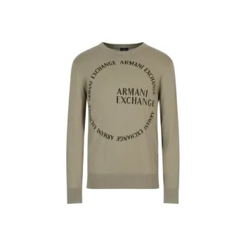 ARMANI EXCHANGEAE Knitwear Men's Gray Green