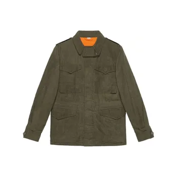 GUCCI Jackets Coats Men's Green