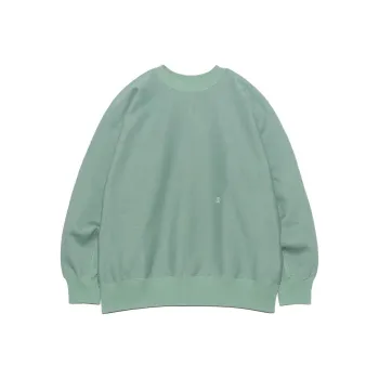 Nanamica SS25 Sweatshirts Unisex Coral Green