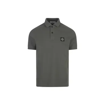 STONE ISLAND Logo Patch Polo Shirt