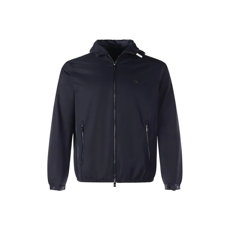 EMPORIO ARMANI Logo Patch Water Repellent Jacket-0