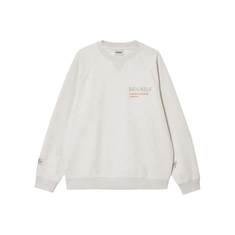 JACK JONES· Sweatshirt Men's Stone Gray Heather Gray-0