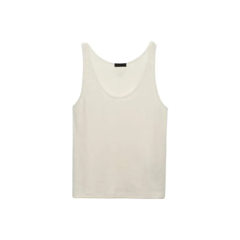 PRADA Tank Tops Men Beige-0