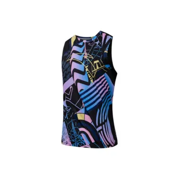 Anta Running Collection Tank Top Men's Basic Black/All Over Print