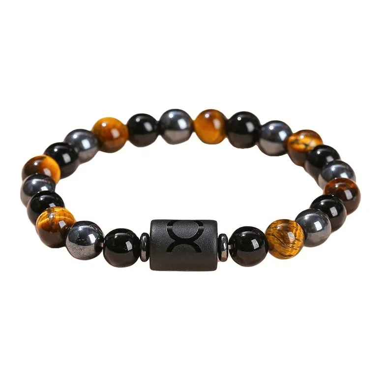 Princess Xuanjie Natural Tiger's Eye Stone Bracelets Unisex-4
