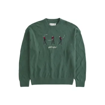 Hollister Sweaters Men Green