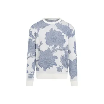 ETRO Floral Jacquard Crewneck Jumper