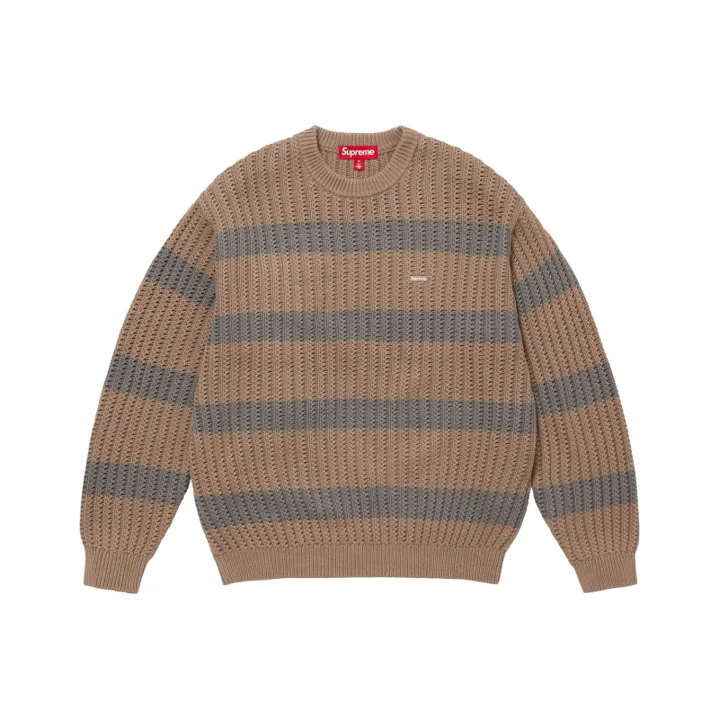 Supreme Loose Gauge Stripe Small Box Sweater-0