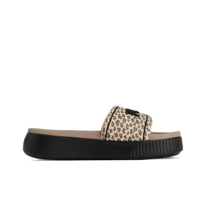 PUMA Platform Slide EVA Slip Resistant Abrasion Resistant Slide Slippers Women's Black-1