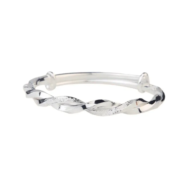U state 999 Fine Silver Bangles Women's-0