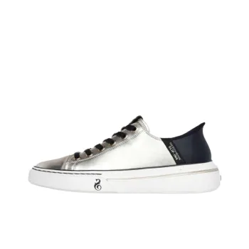 SNOOP DOGG x Skechers Low Top Skateboard Shoes Men's Silver Black
