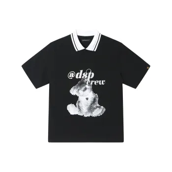 DANGEROUSPEOPLE Polo Shirt Unisex Black