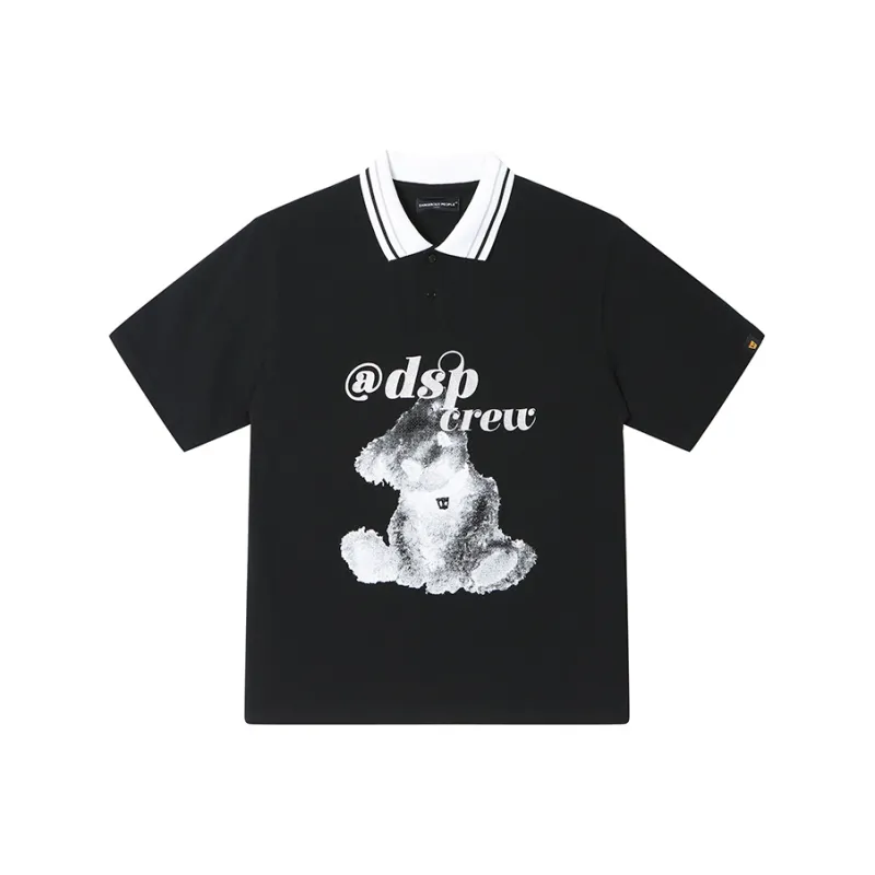 DANGEROUSPEOPLE Polo Shirt Unisex Black-0