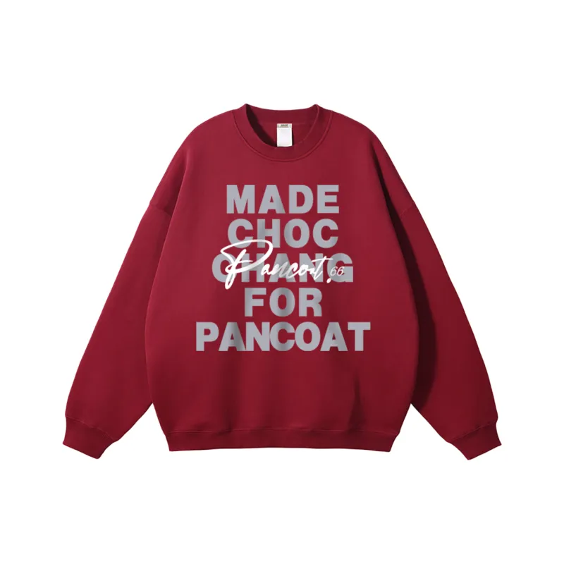 Pancoat Sweatshirt Unisex Burgundy-0