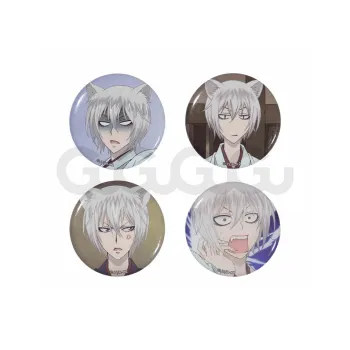 GuGuGuGu Fresh Look Girlish Enchanting Deity, Animation, Mini Tinplate Set Badges