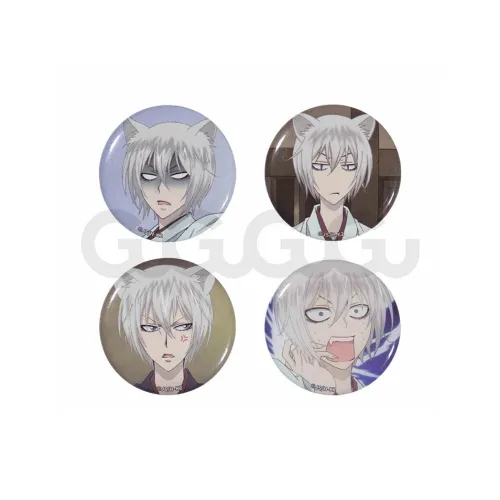 GuGuGuGu Fresh Look Girlish Enchanting Deity, Animation, Mini Tinplate Set Badges