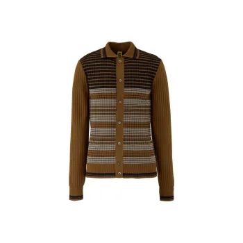 Onitsuka Tiger KNIT CARDIGAN Knitwear Men's Brown
