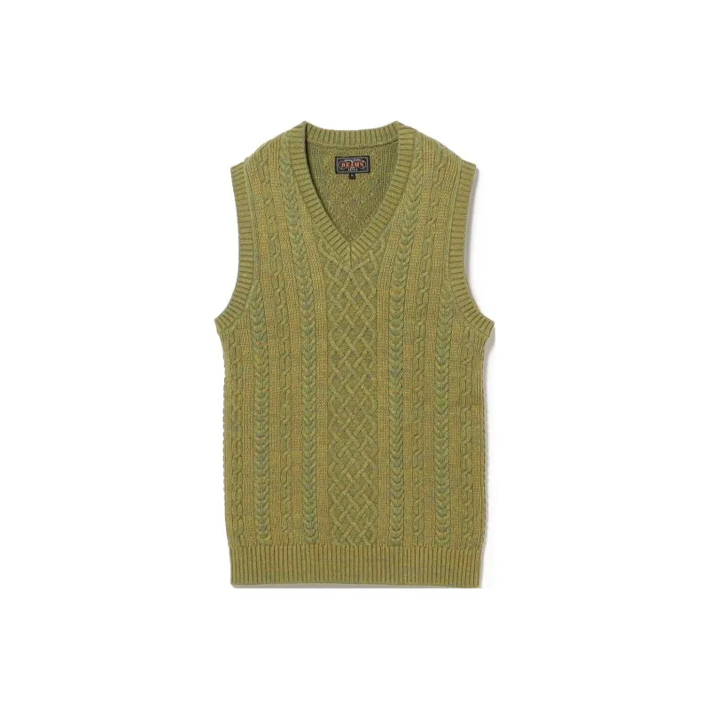 Beams Sweaters Men Green-0