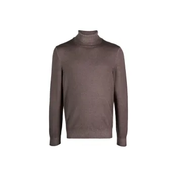 BARBA Roll neck Virgin Wool Jumper