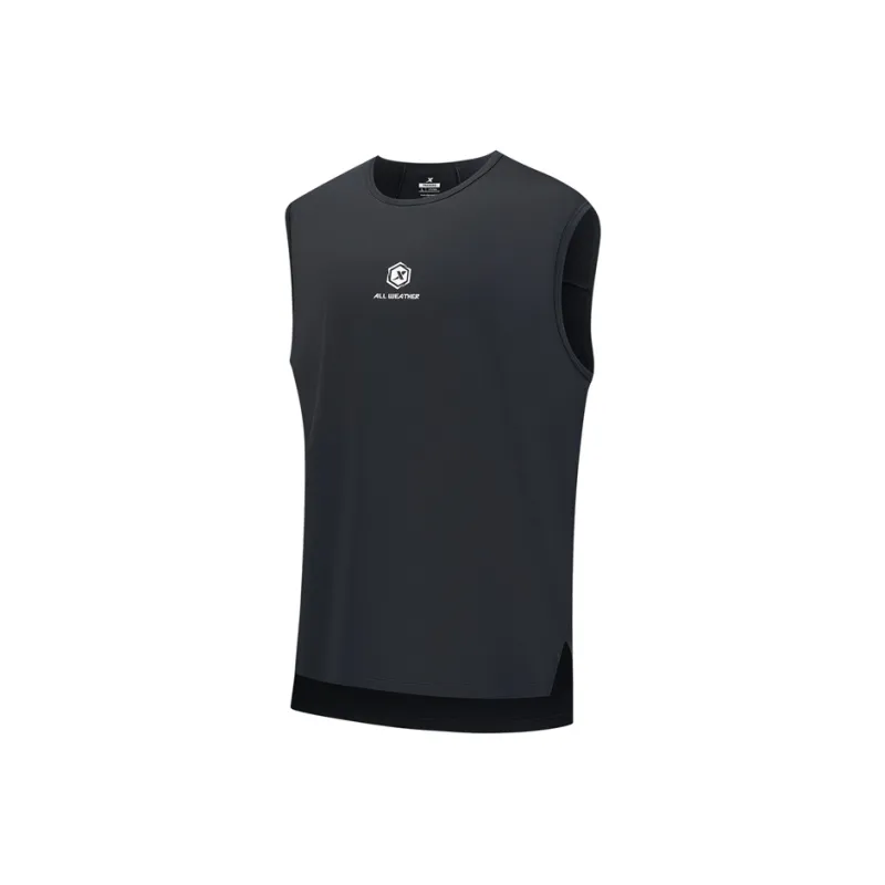 XTEP Variety Training Collection Tank Tops Men Jet Black-0
