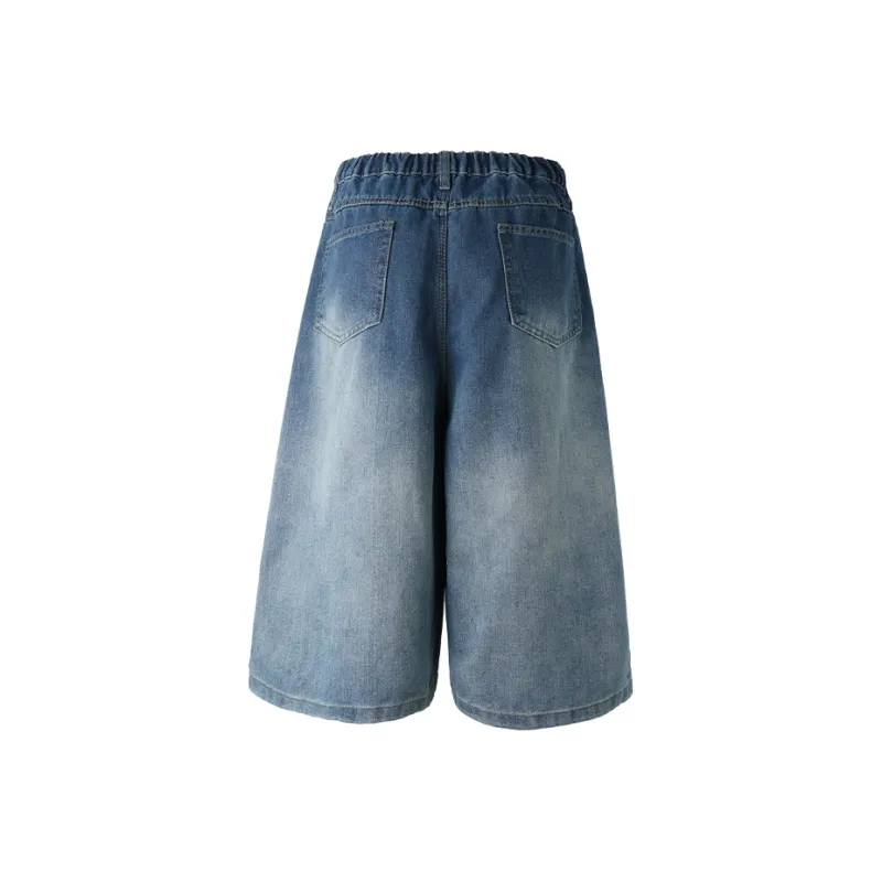 ALI THE FOX Denim Shorts Unisex-5