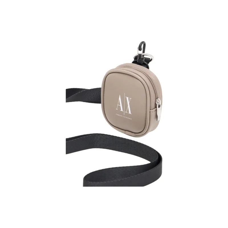 ARMANI EXCHANGEAE Polyester Earphone Case Mini Men's Warm Sun Brown-2