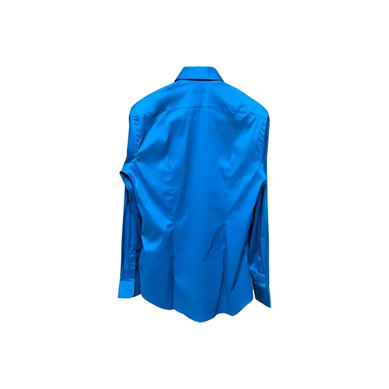 PRADA Shirt Men's Sapphire Blue-1
