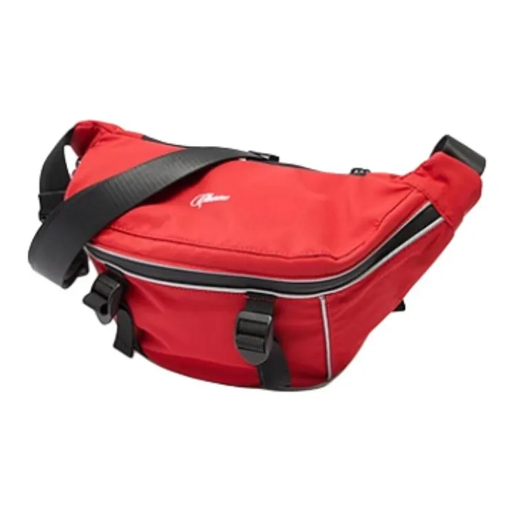Three Blessings Fabric Sling Bag Medium Size Women's Red/Ivory White/Black-1