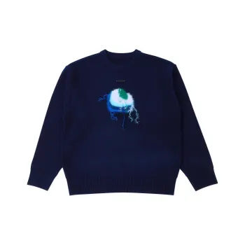 ADER ERROR FW24 Sweater Unisex Marine Blue