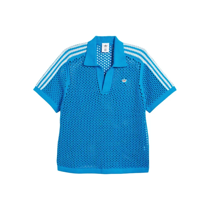 Adidas Originals X Edison Chen Crochet Polo Shirt-0