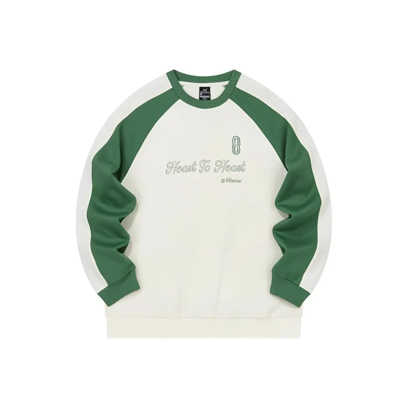 361° Trajectory 5.0 Sweatshirt Unisex Cream White/Moss Green-0