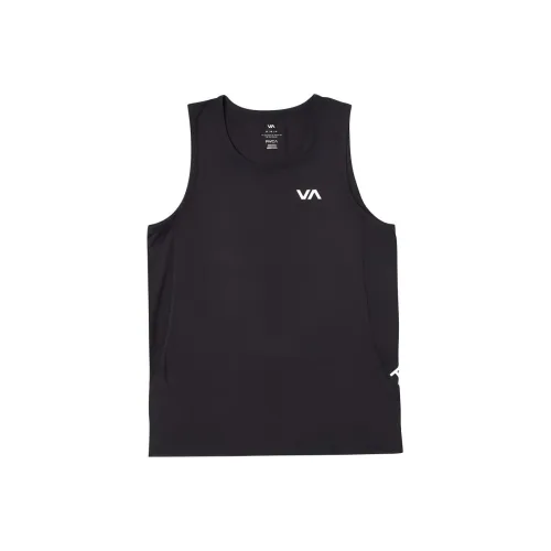 RVCA 블랙 남녀공용 민소매