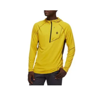 BLACK DIAMOND M'S ALPENGLOW HOODY Knitwear Men's Sulfur Yellow