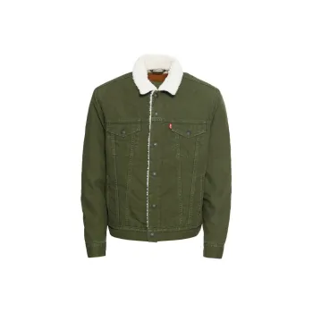 Levis Jackets Men Army Green