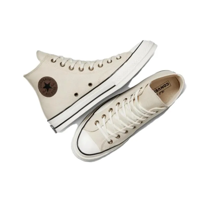 Converse 1970s Anti Slip Wear Resistant High Top Canvas Shoes Unisex Brown-4