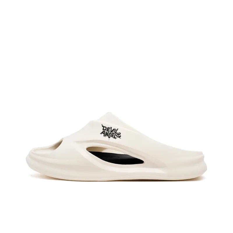 DEVIL AND ANGEL Slip Resistant Slide Slippers Unisex-3