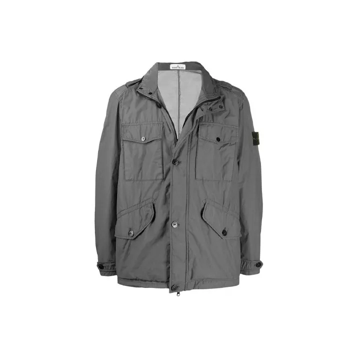 STONE ISLAND Jackets Men Gray-0