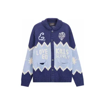 Ed Hardy FW24 Sweater Men's Midnight Blue