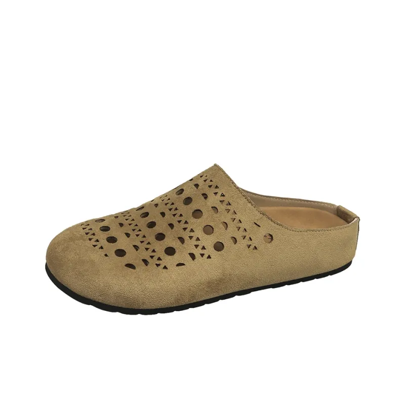 Puppytown Rubber Sole Slip Resistant Abrasion Resistant Closed Toe Slippers Women's-8