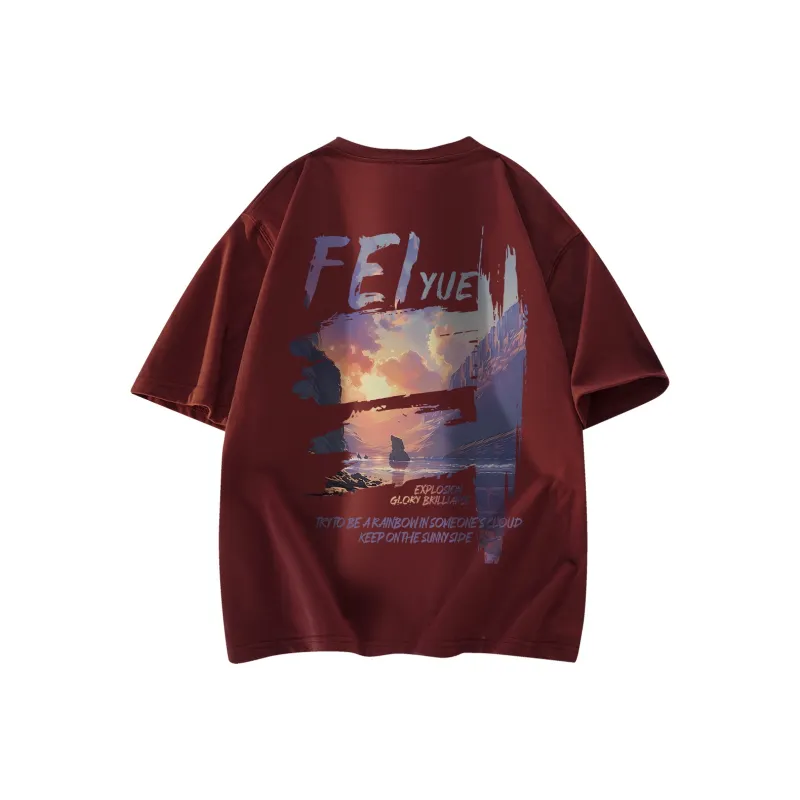 Feiyue Short Sleeved T Shirts Unisex-26