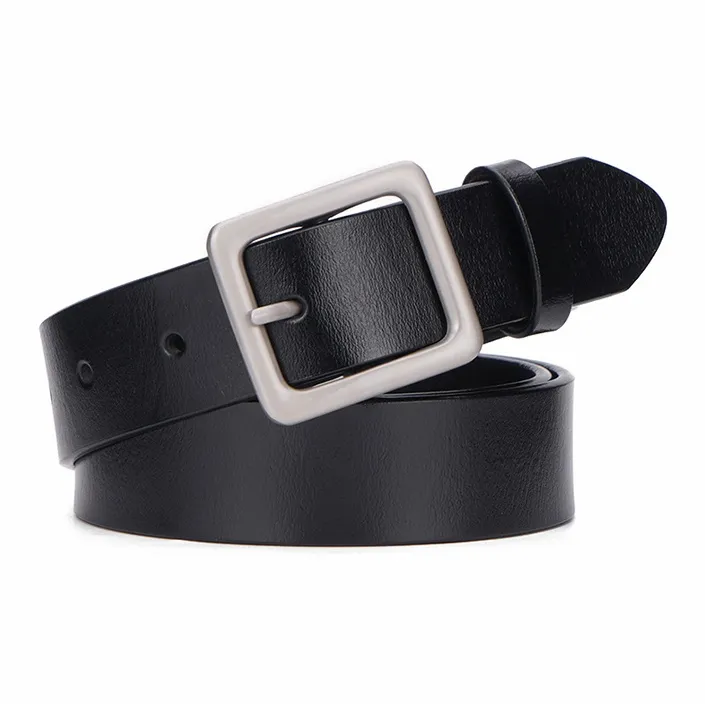 YUZHAOLIN Cow Leather Belts Unisex Width 2.8CM-2
