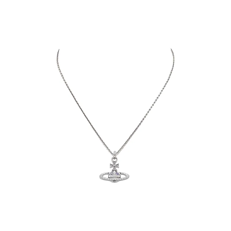 Vivienne Westwood Brass Necklaces Women's Silver/Lavender-1