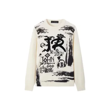 JOHN RICHMOND Sweater Men's Ecru